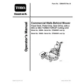 Toro Turbo Force 40-inch-48-inch 30686 Mower manual cover