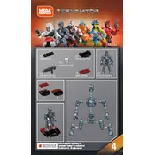 Mega Construx Mattel Heroes T-800 Micro GCL95 Construction Set manual cover