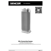 Sencor SFH 8050SL Heater manual cover