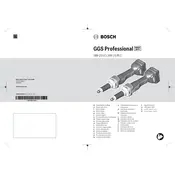 Bosch 0 601 229 100 Grinder manual cover