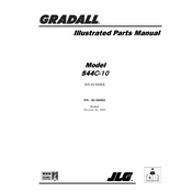 Gradall 544C-10 Forklift manual cover