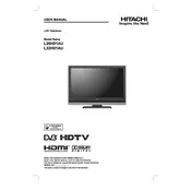 Hitachi L26H01AU Television manual cover