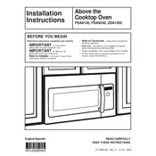 GE PSA9120 PSA9120SPSS Oven