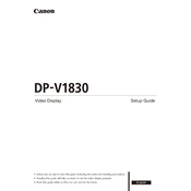 Canon DP-V1830
