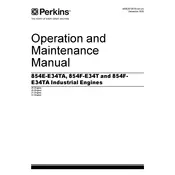 Perkins 854E-E34TA Engine manual cover