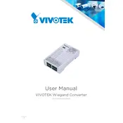 Vivotek AO-20W Converter manual cover