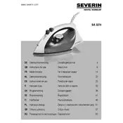 Severin BA 3274 Iron manual cover