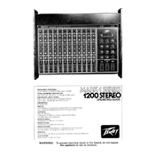 Peavey Mark 1 Series 1200 Stereo Mixer manual cover