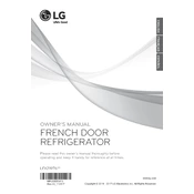 LG LFX21976ST Refrigerator manual cover