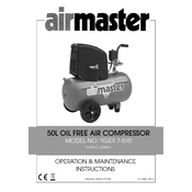 Clarke 2244035 Airmaster Tiger 7 510 Air Compressor manual cover