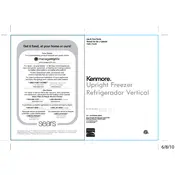 Kenmore 20602 255.20602 Freezer manual cover