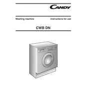 Candy CWB 814DN1-S manual cover