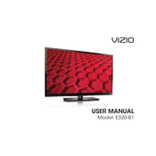 Vizio E320-B1 TV manual cover