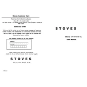 Stoves FD70189 manual cover