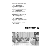 De Dietrich DTG795XH Hob manual cover