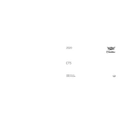 Cadillac CT5 2020 manual cover