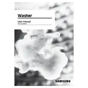 Samsung WW22K6800AW Washing Machine manual cover