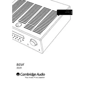 Cambridge Audio Azur 351R Receiver manual cover