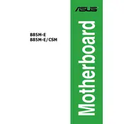 ASUS B85M-E-BR Motherboard manual cover