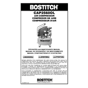 Bostitch CAP2560OL Compressor manual cover