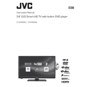 JVC LT-24C655 manual cover