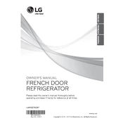 LG LMXS27626D Refrigerator manual cover