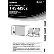 Yamaha TRS-MS02 Speaker manual cover