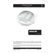 Sencor SSM 4310WH Sandwich Maker manual cover