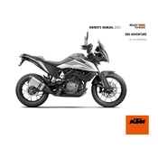 KTM Adventure 390 2021 Motorcycle manual cover