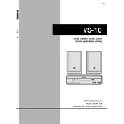 Yamaha VS-10 Sound System manual cover