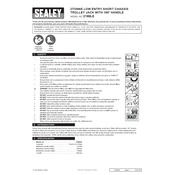 Sealey 2180LE Trolley Jack manual cover