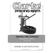 Clarke 7640280 CMTC1 Manual Tyre Changer manual cover