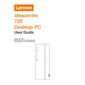 Lenovo IdeaCentre 720-18ICB Computer manual cover