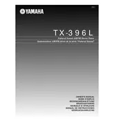 Yamaha TX-396L Tuner manual cover