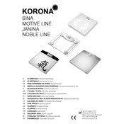 Korona 71811 Scale manual cover