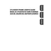 Brother PR-600 Cylinder Frame manual cover