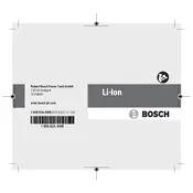 Bosch 1 600 A00 2U5 Battery manual cover