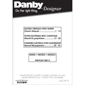 Danby DDEF03813BD13 Fireplace manual cover