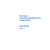 Xerox DocuPrint C20 Printer manual cover