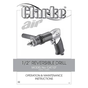 Clarke 3110863 CAT107 Reversible Drill manual cover