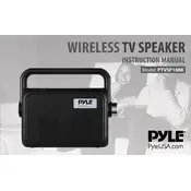 Pyle PTVSP18BK Speaker manual cover