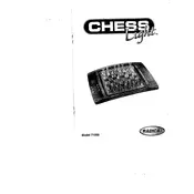 Radica Mattel Chess Light I1058 Toy manual cover