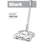 Shark V2945Z Vacuum manual cover