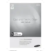 Samsung DV231A Dryer manual cover