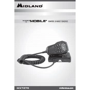 Midland MXT275 manual cover