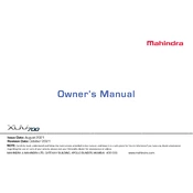 Mahindra XUV700 Car manual cover