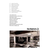 De Dietrich DHD1155X Hood manual cover