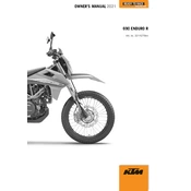 KTM Enduro 690 R 2021 Motorcycle manual cover