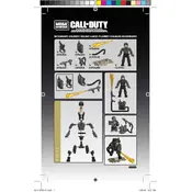 Mega Construx Mattel Call of Duty Incendiary Soldier FVF95 Construction Set manual cover
