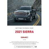 GMC Sierra 2021 manual cover